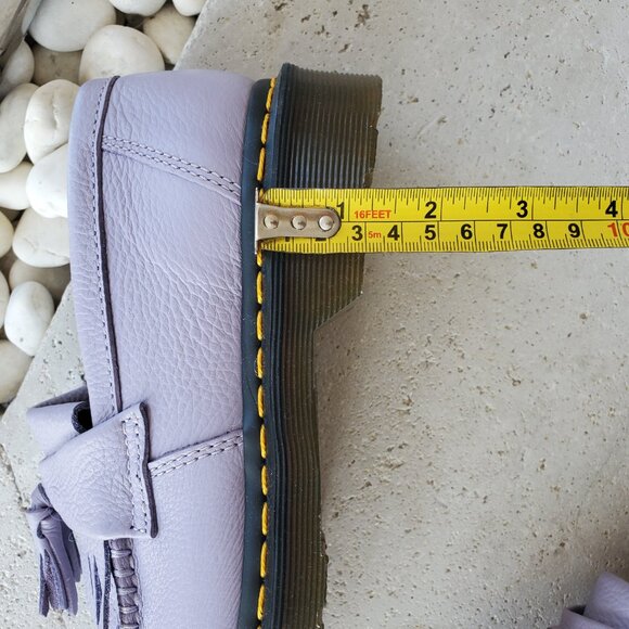 Dr Martens ! Adrian Tessel Leather loafer Virginia in purple ( - Picture 9 of 11